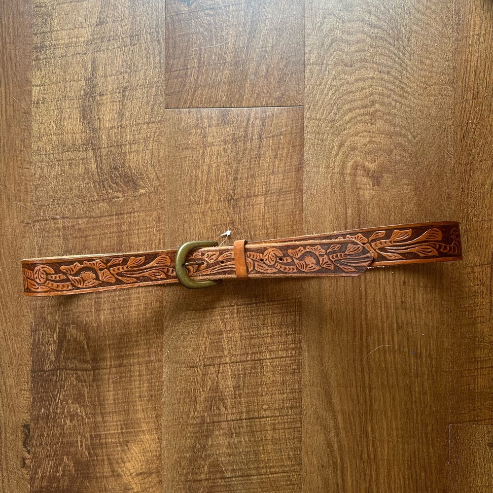 Detailed brown belt